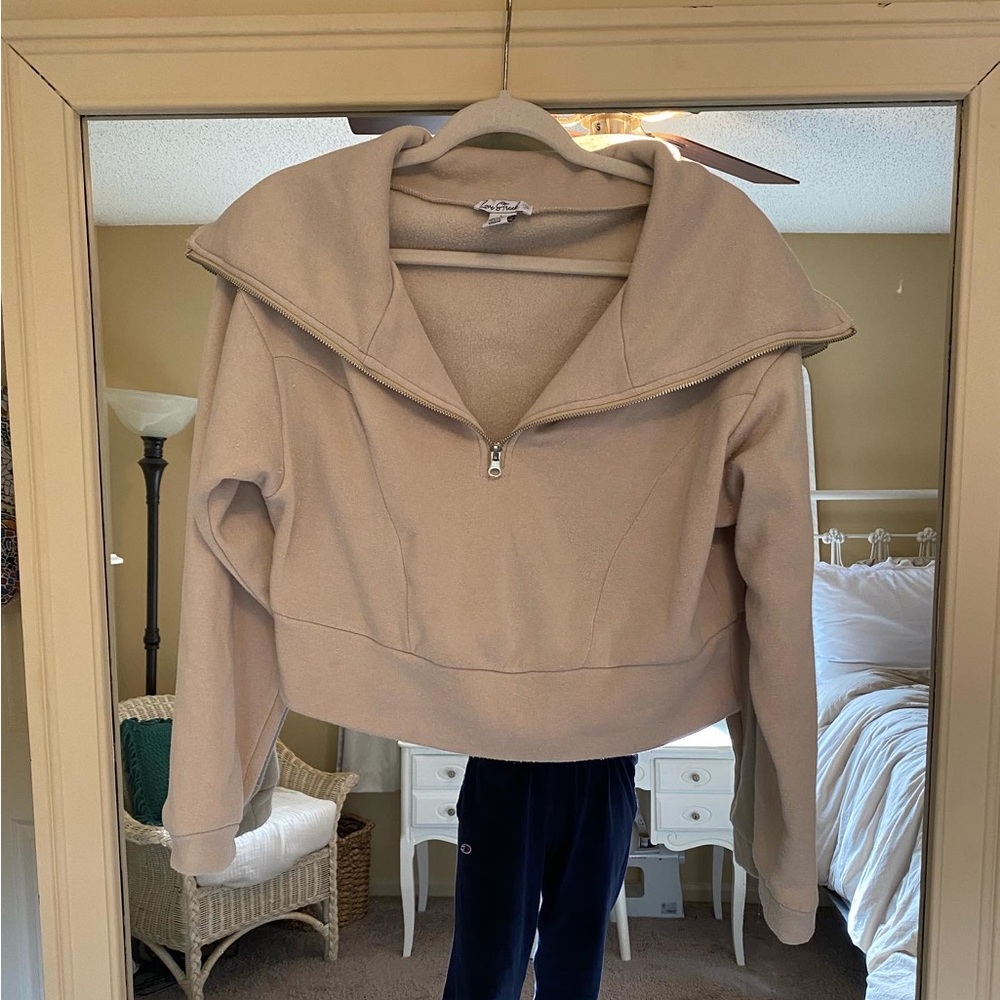 Cropped Quarter Zip